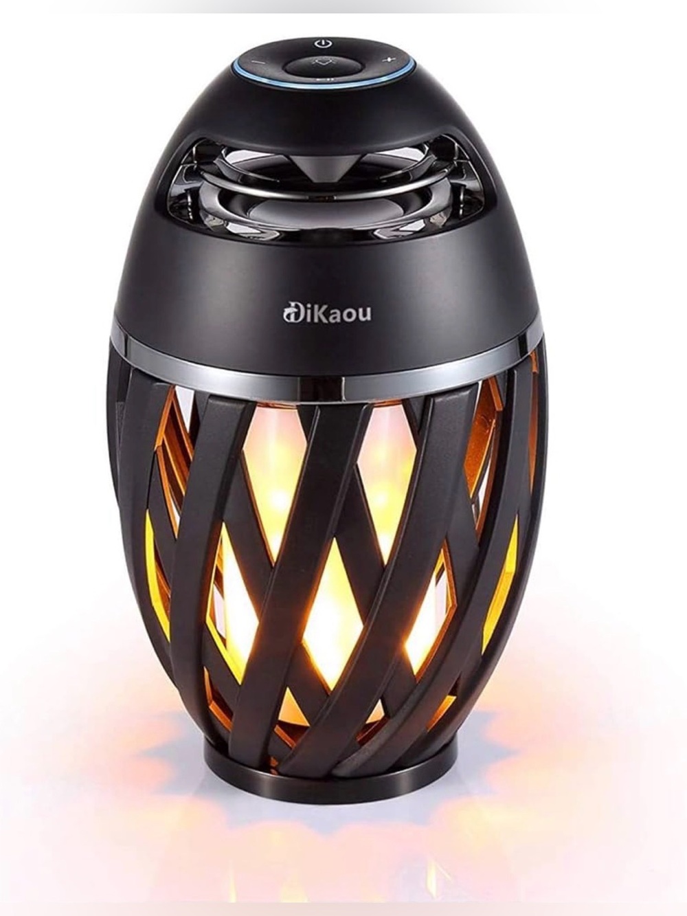 Outdoor Bluetooth Speaker with LED Flame Light – Waterproof Wireless Speaker
